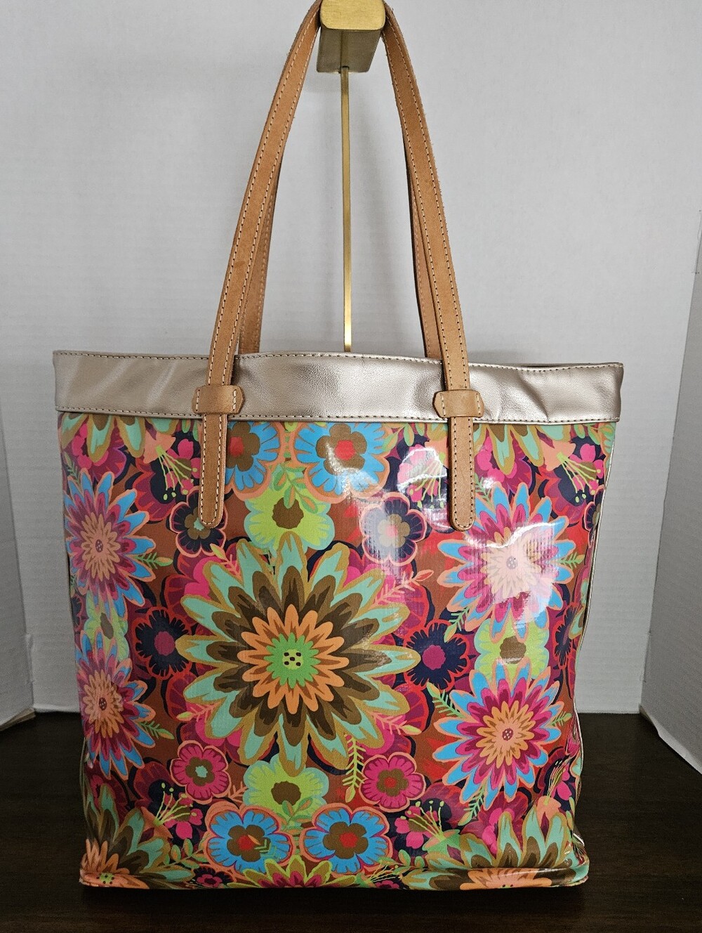 The Consuela Trista Busy Floral Slim Tote